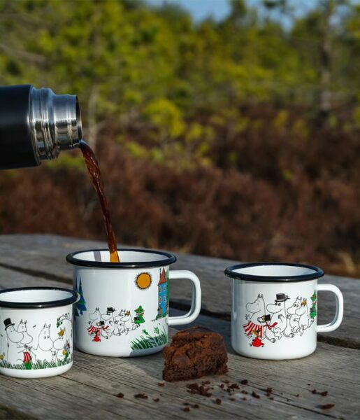 Moomin enamel mug Colors Moominvalley 2,5dl