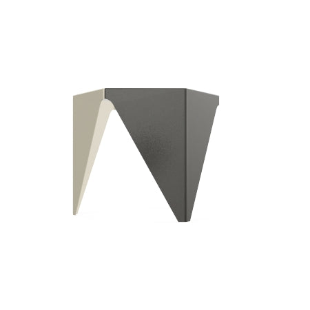 Noguchi Prismatic Table gray – three-tone