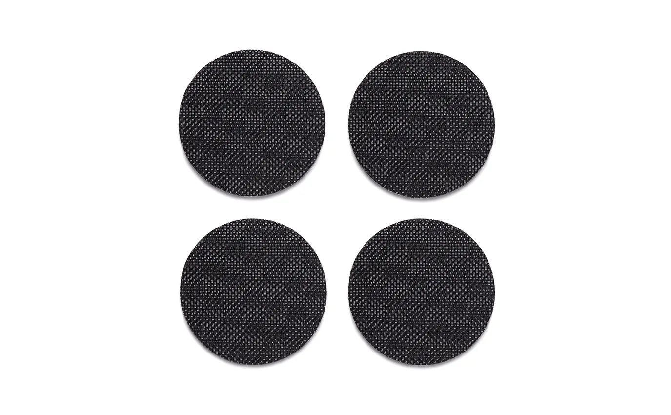 Chilewich Coasters Mini Basketweave (Set of 4) Black