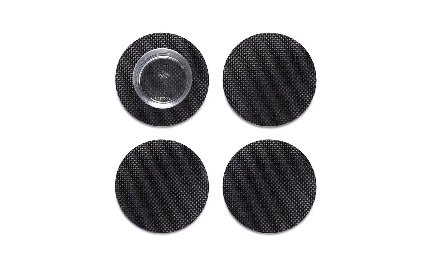Chilewich Coasters Mini Basketweave (Set of 4) Black