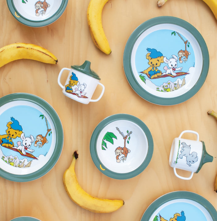 Bamse Jungle, Children's tableware, 3-piece