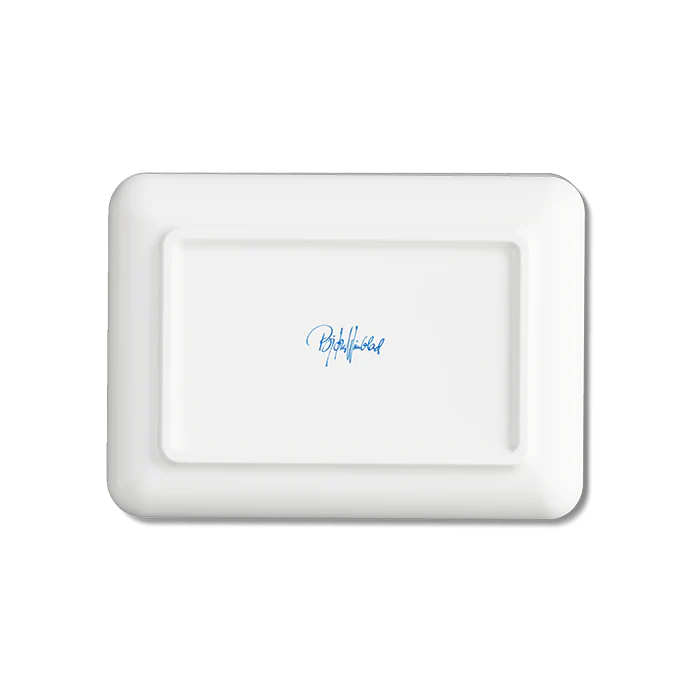 Dora Butter Dish H 3.1" Blue