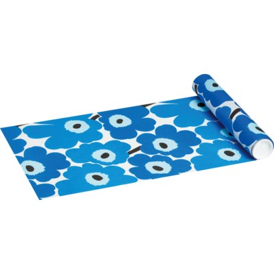 Marimekko paper Table Runner : UNIKKO blue