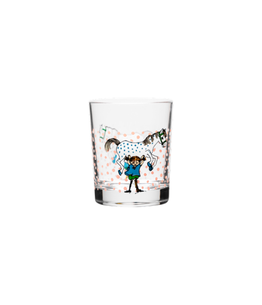 Pippi and the Horse drinking glass 2 dl