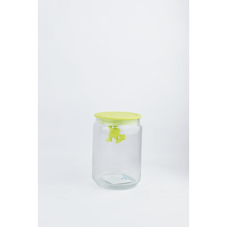 Replacement lid "Gianni a Little Man Holding on Tight jar" Yellow
