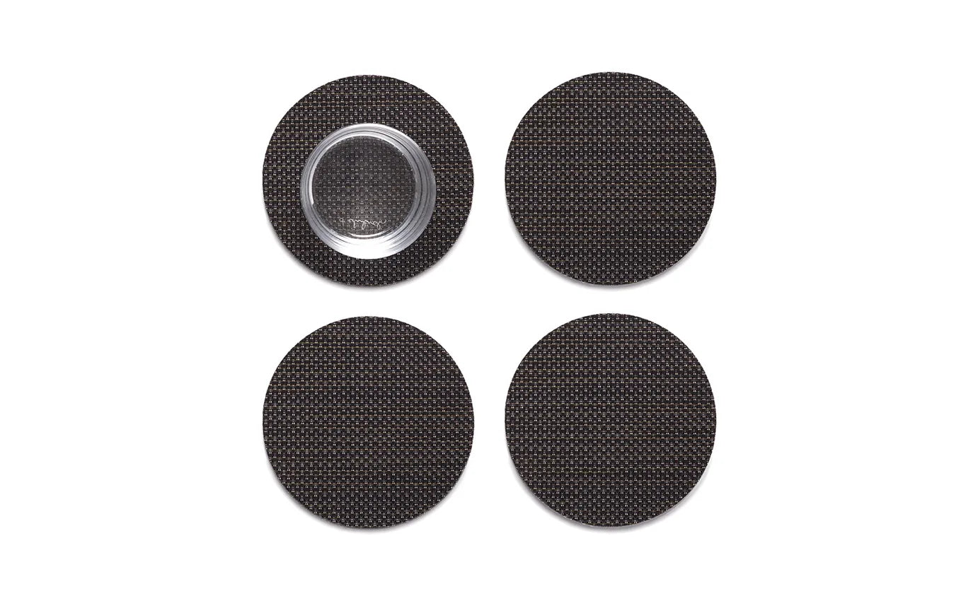 Chilewich Coasters Mini Basketweave (Set of 4) Espresso