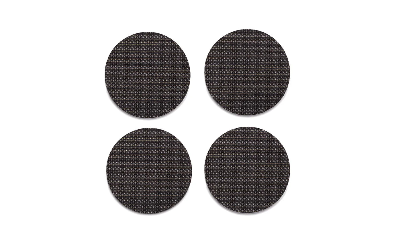 Chilewich Coasters Mini Basketweave (Set of 4) Espresso
