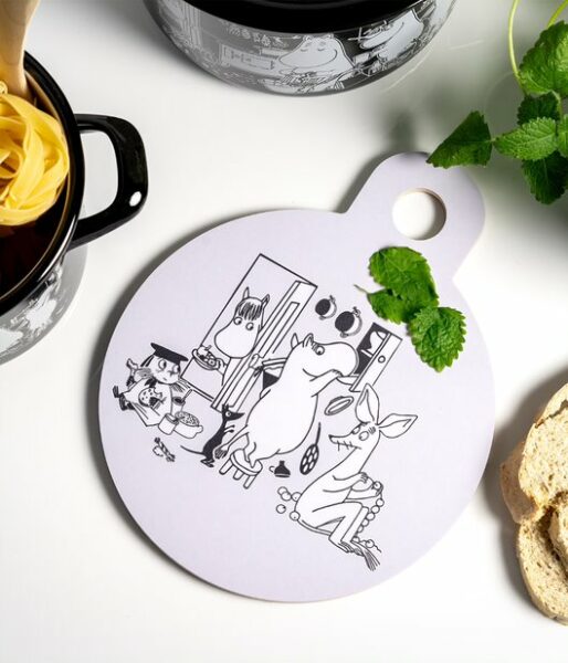 Moomin Cutting & Serving Board  In the Kitchen Ø  20cm