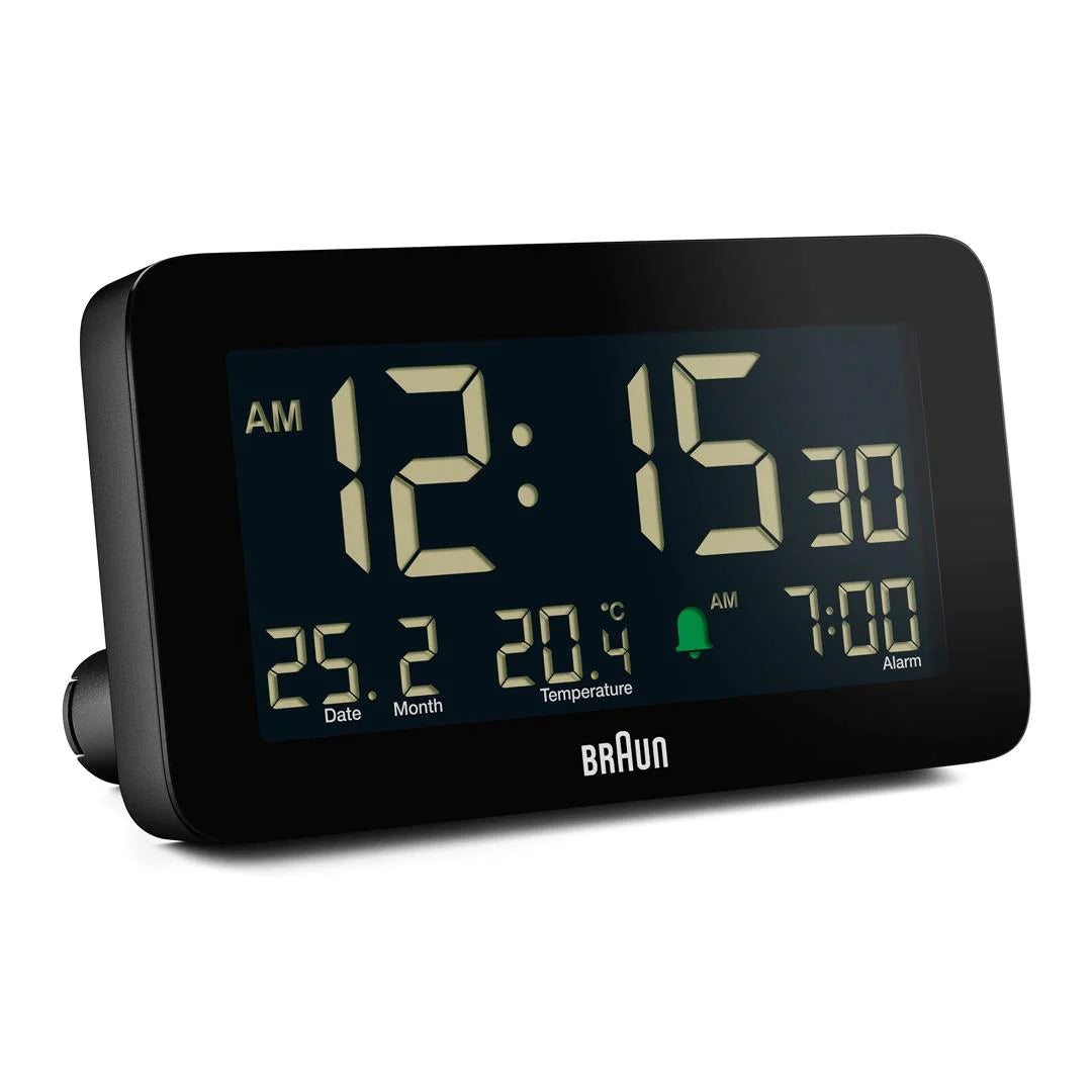 BC10B Braun Digital Alarm Clock - Black