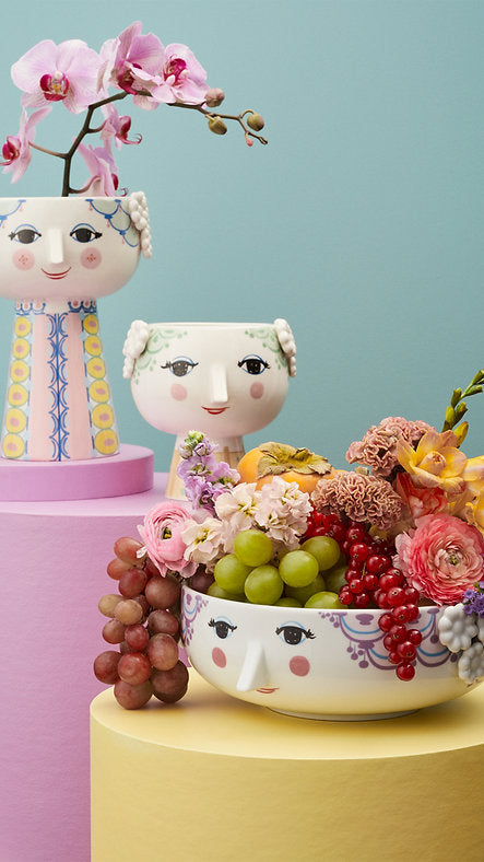 Eva Bowl Dia 24cm / 9.4" purple