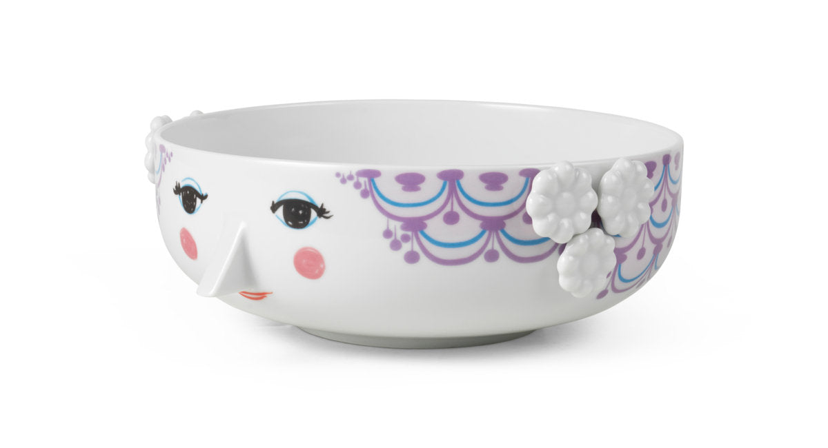 Eva Bowl Dia 24cm / 9.4" purple