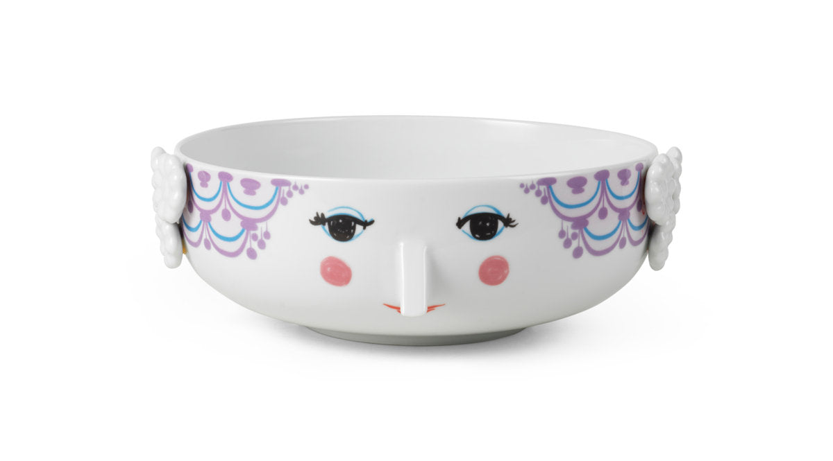 Eva Bowl Dia 24cm / 9.4" purple