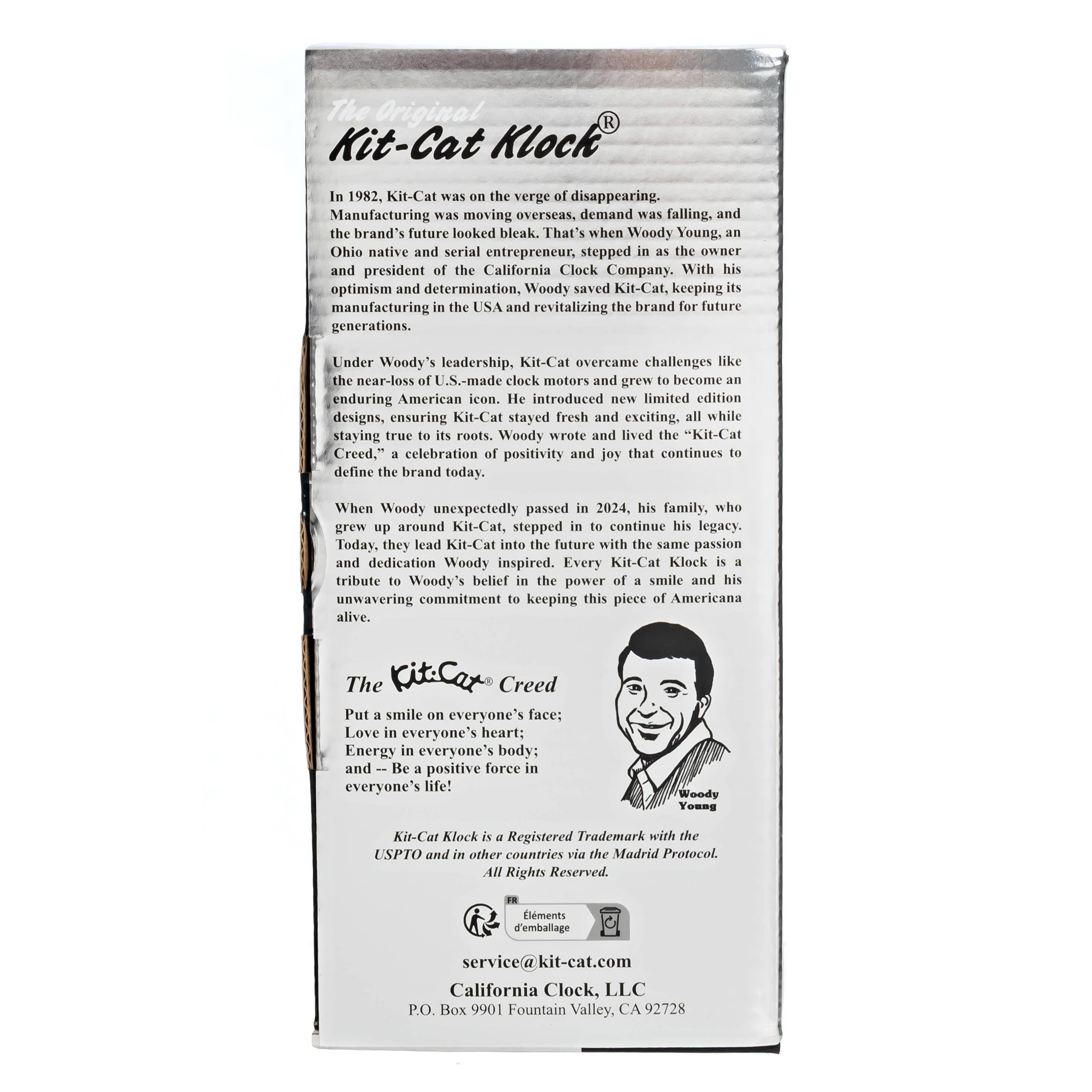 Commemorative Edition Tuxedo Kit-Cat Klock