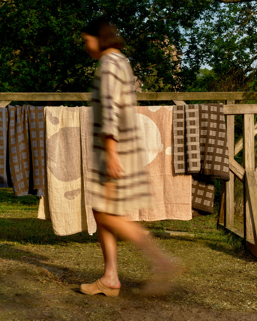 HIETSU towel 95x180cm 8/brown-gold