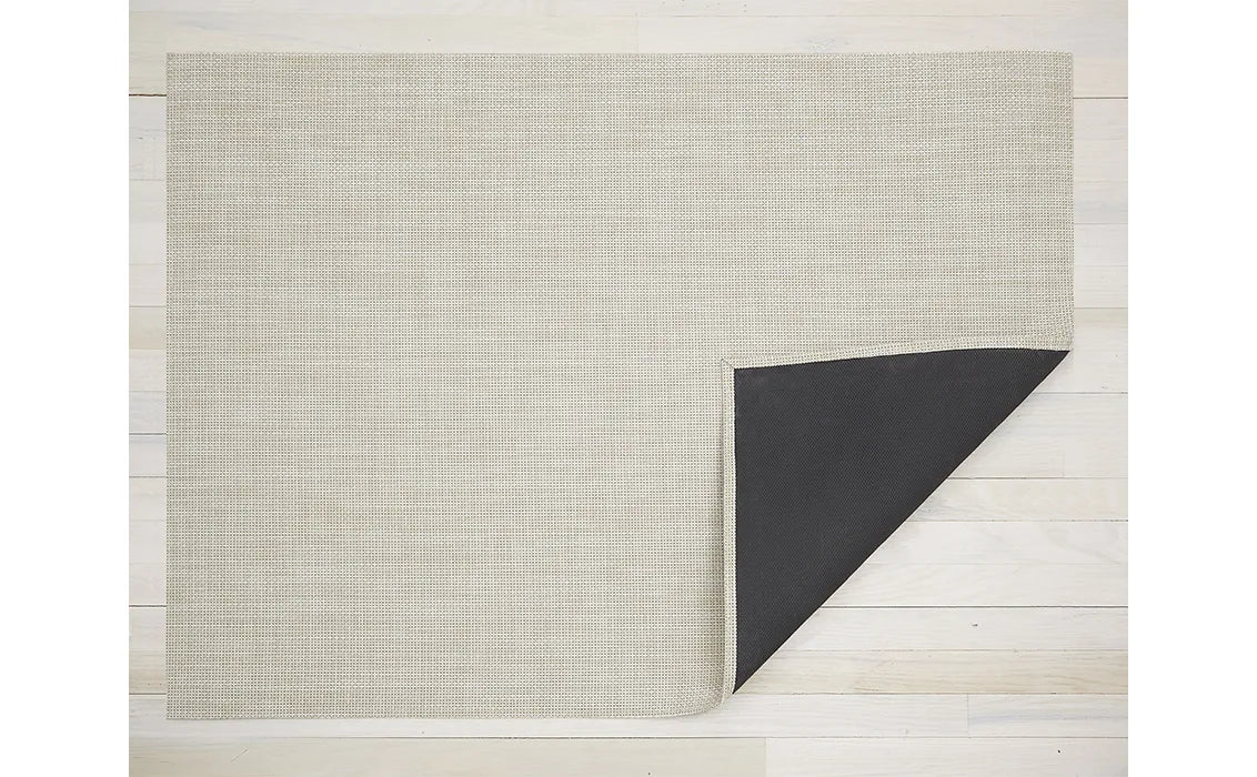 26x72 Woven Floor Mat Basketweave Khaki