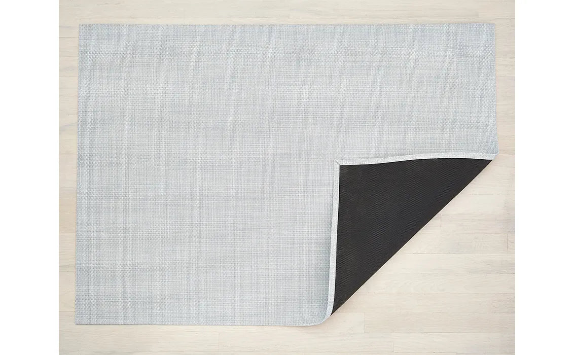 35x48 Woven Floor Mat Mini Basketweave Sky