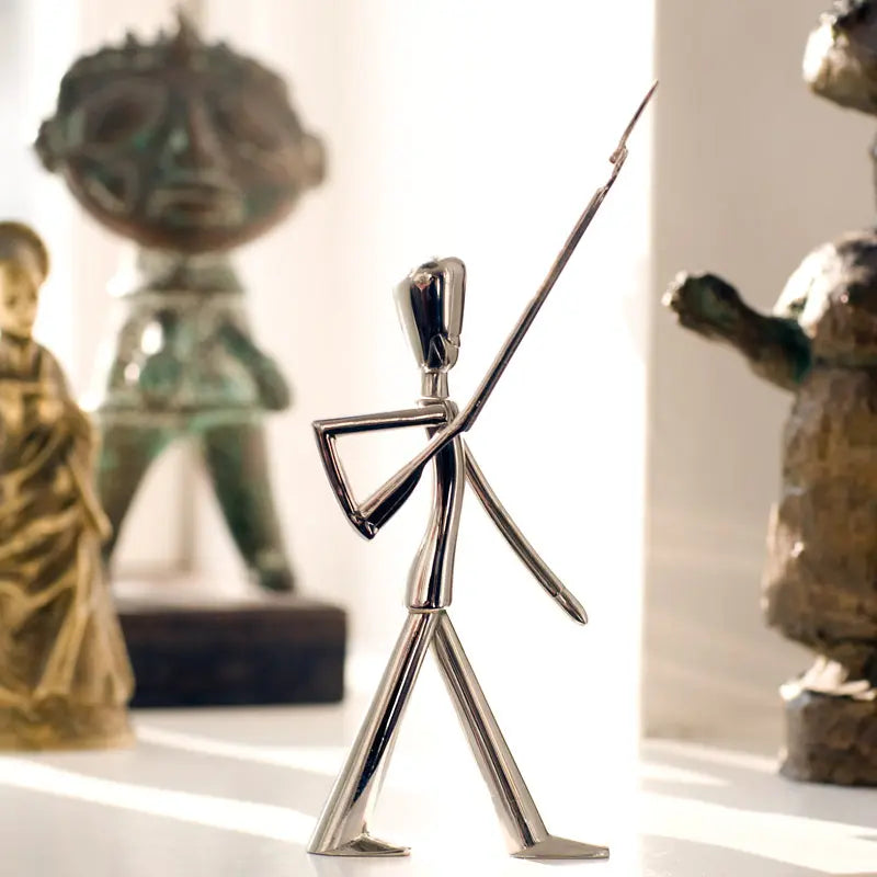 Kay Bojesen Figure Guard in Polished Steel