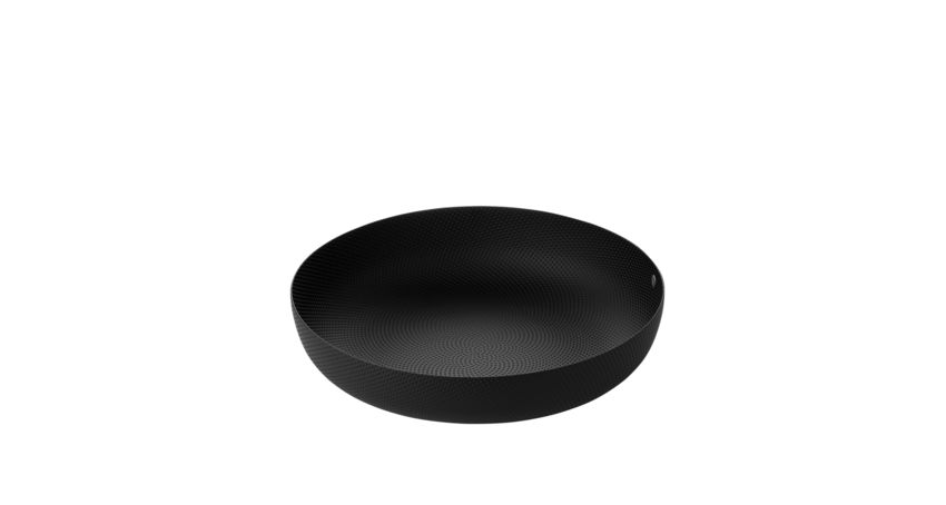 JM17/21 BT ROUND BASKET TEXTURE BLACK