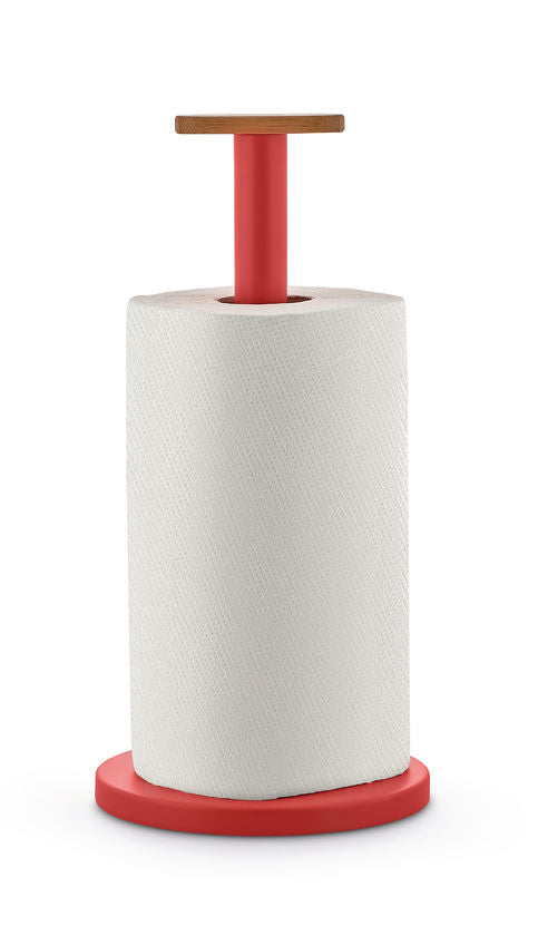 BG05 R Mattina Kitchen paper roll holder Red