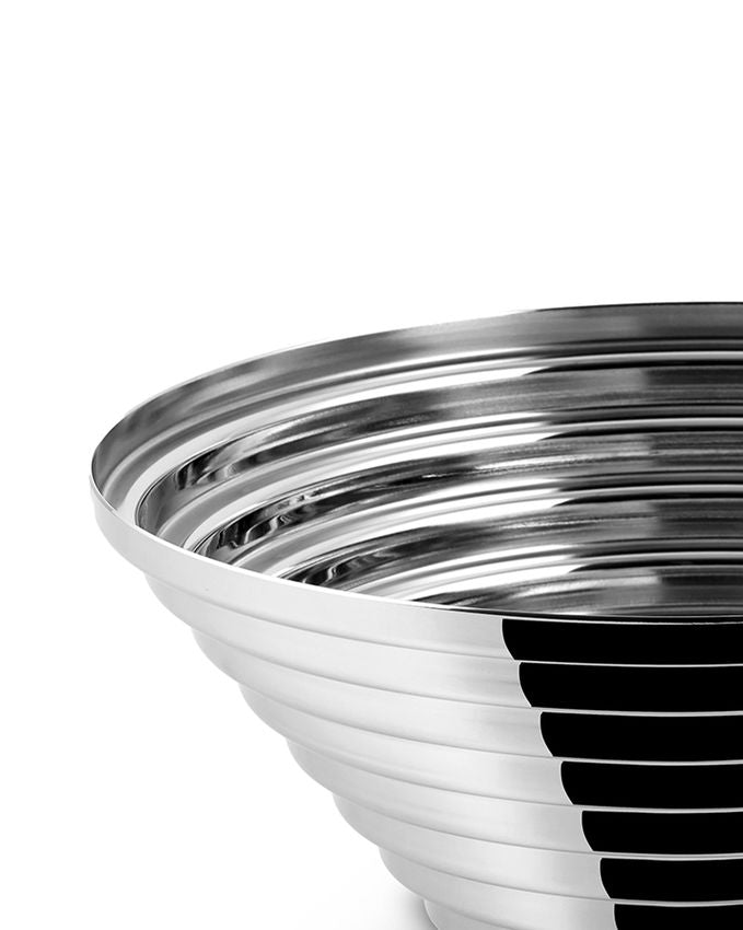 7320/25 Maya Round basket stainless steel, mirror polished.