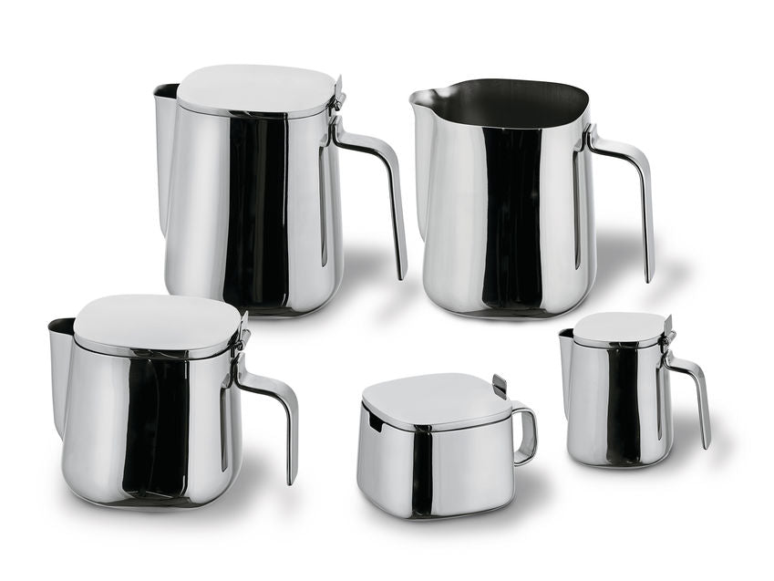 A404 Sugar bowl in stainless steel mirror polished