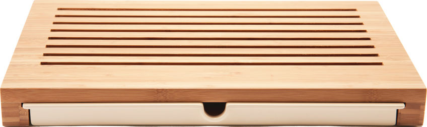 GAG02 Sbriciola Bread board in bamboo wood with crumb catcher