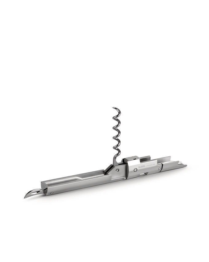NF13 Eugenia Sommelier corkscrew in 18/10 stainless steel.