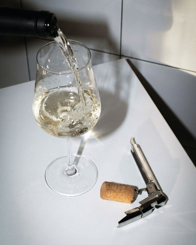 NF13 Eugenia Sommelier corkscrew in 18/10 stainless steel.