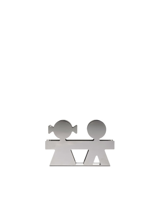 AKK40 Girotondo Envelope holder in 18/10 stainless steel mirror polished.