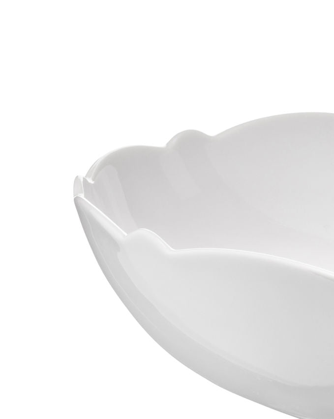 MW01/38 Dressed by Marcel Wanders Salad bowl in white porcelain