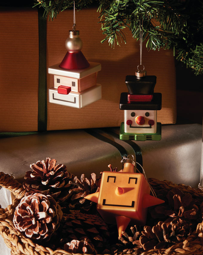 GJ02 1 CUBIK SANTA CUBE, CHRISTMAS DECORATION