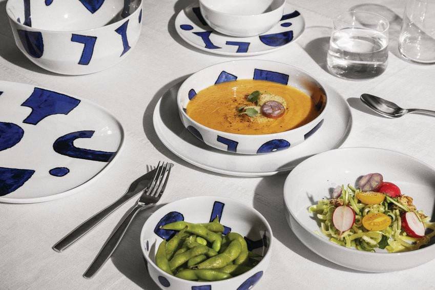 NF08/89 Itsumo - Yunoki ware  Mug with blue pattern