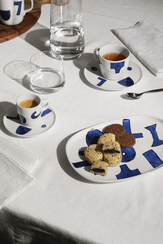 NF08/89 Itsumo - Yunoki ware  Mug with blue pattern