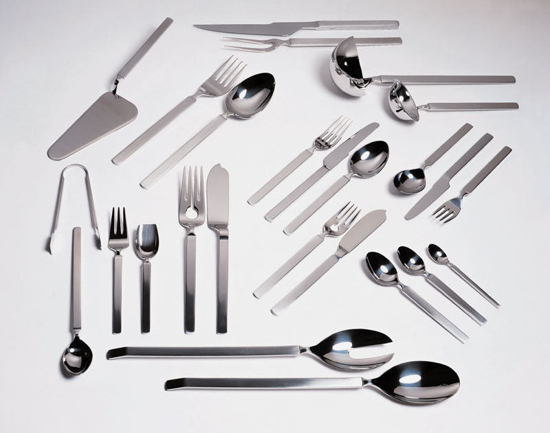 4180/14 Dry Salad set in 18/10 stainless steel mirror polished with mat handle.