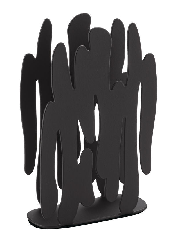 BM22 B Bark Napkin holder in coloured steel, black.