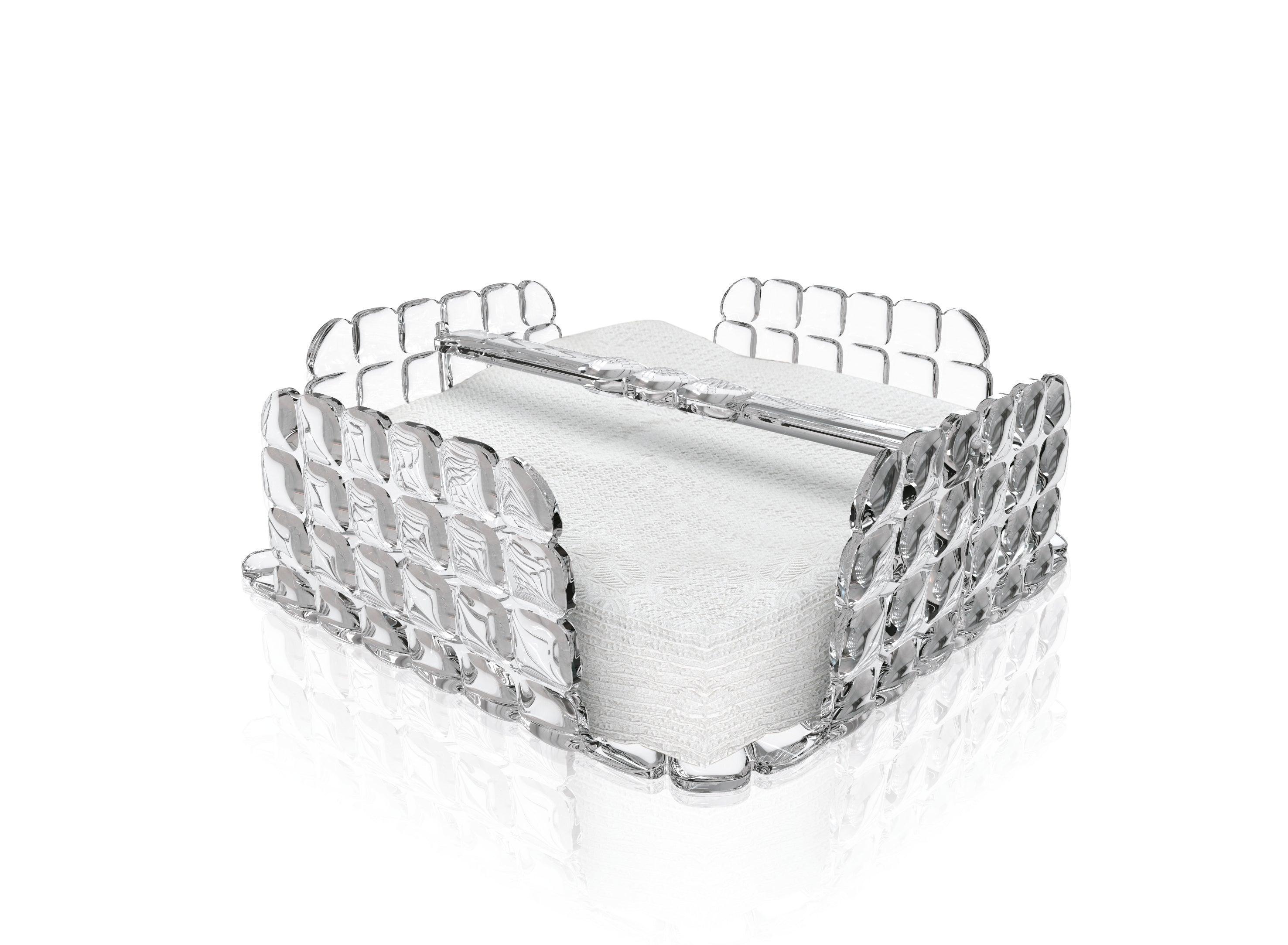 TIFFANY | TABLE NAPKIN HOLDER - TRANSPARENT