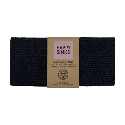 HAPPY SiNKS Swedish Dishcloth - Black