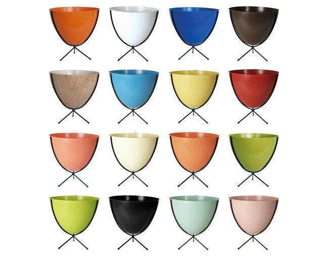 Fiberglass bullet planter (3 heights x multiple colours)