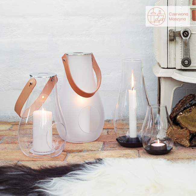 Design with Light Frosted Lantern, 6.3" / 16cm *