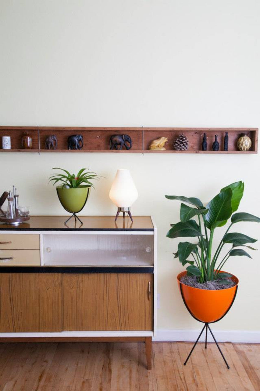 Fiberglass bullet planter (3 heights x multiple colours)