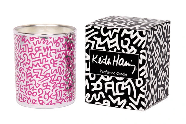 Keith Haring Pink Chrome scented candle