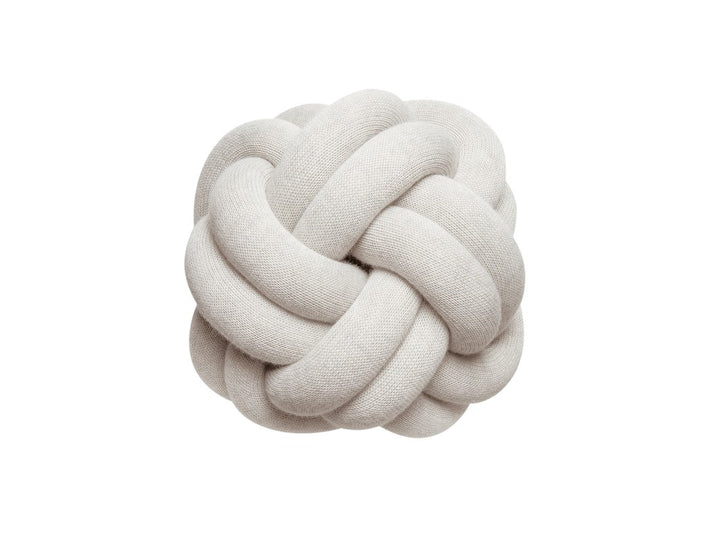 Cushion Knot White Grey