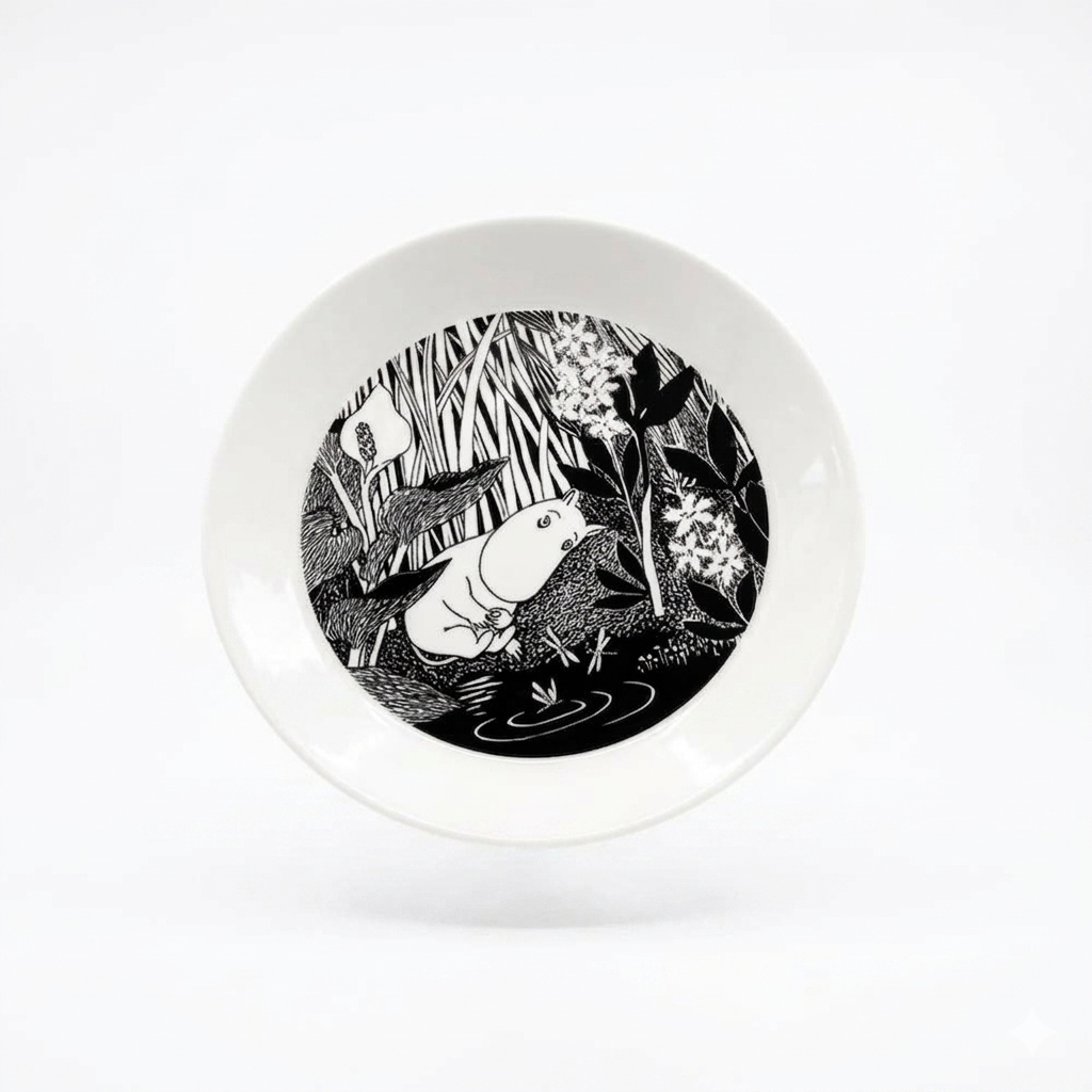 Moomin Plate Moomintroll Daydreaming (2014)