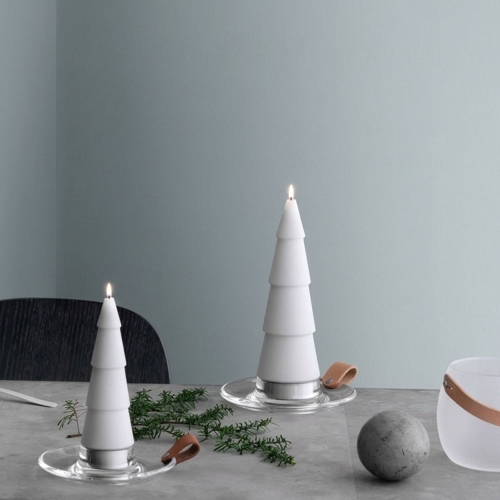 HOLMEGAARD DESIGN WITH LIGHT ADVENT CANDLE WHITE, Ø 7 CM (4 section) *