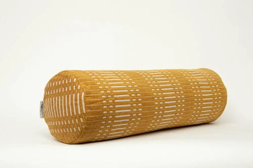 Tube Cushion pillow Size Ø 17x60 cm Helios, Ochre