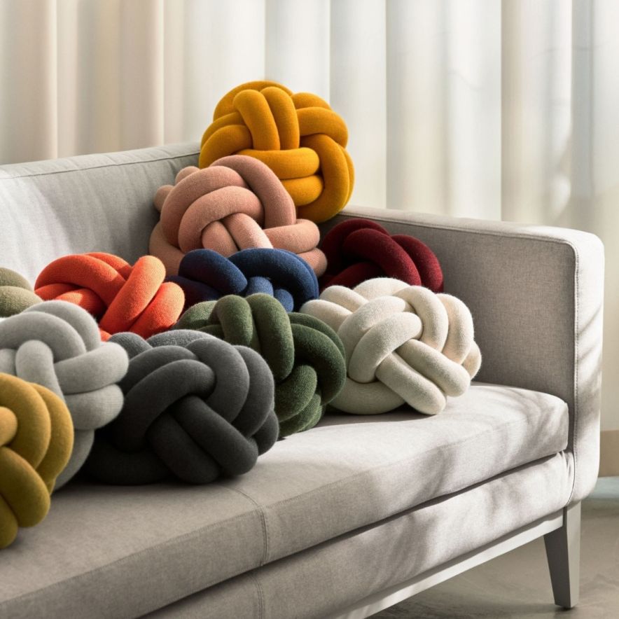 Cushion Knot Mint green