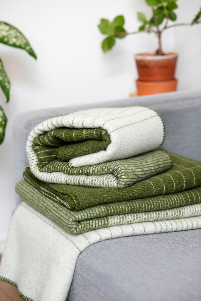 KAAMOS blanket 150x200cm 4/white-olive