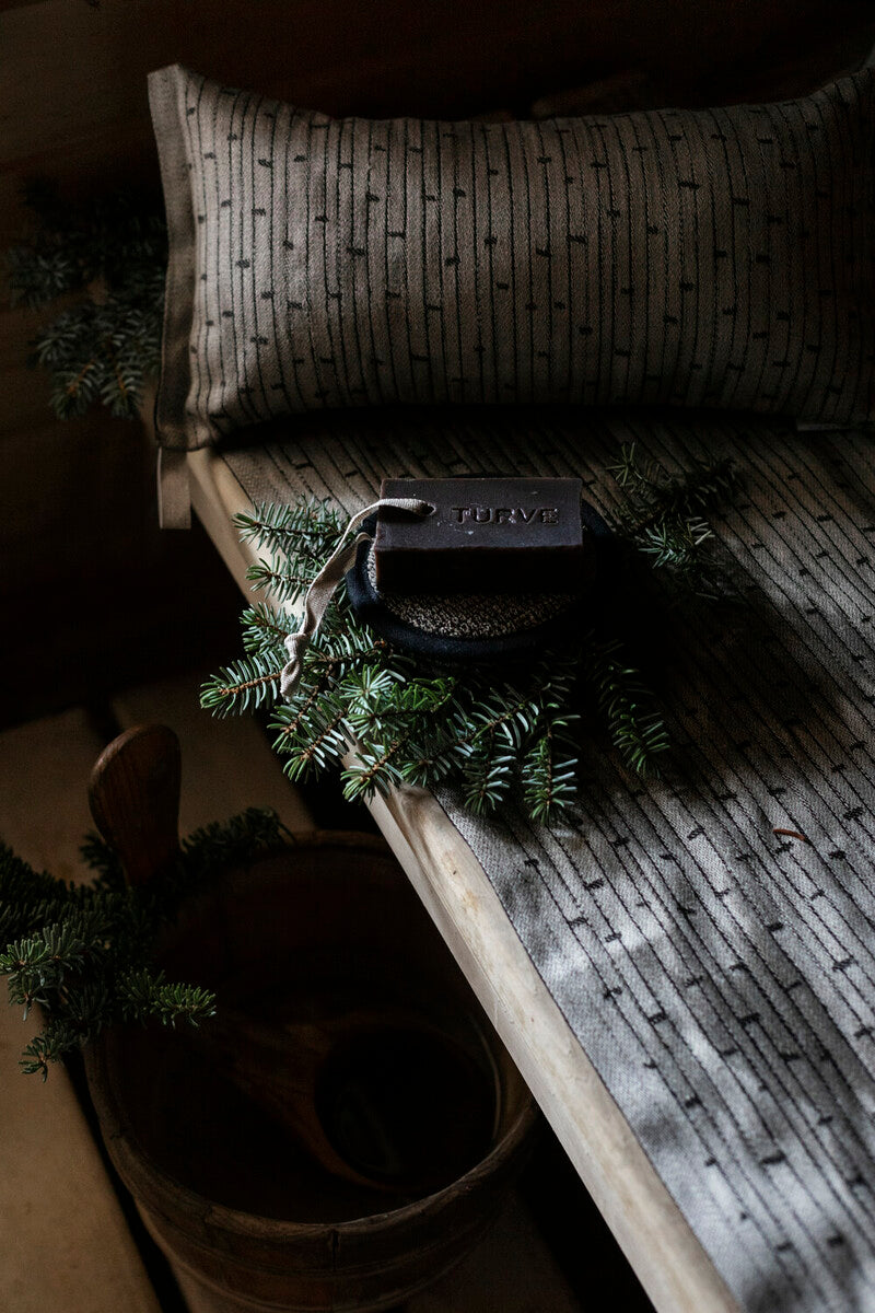 METSÄ sauna cover 46x60cm 9/linen-black