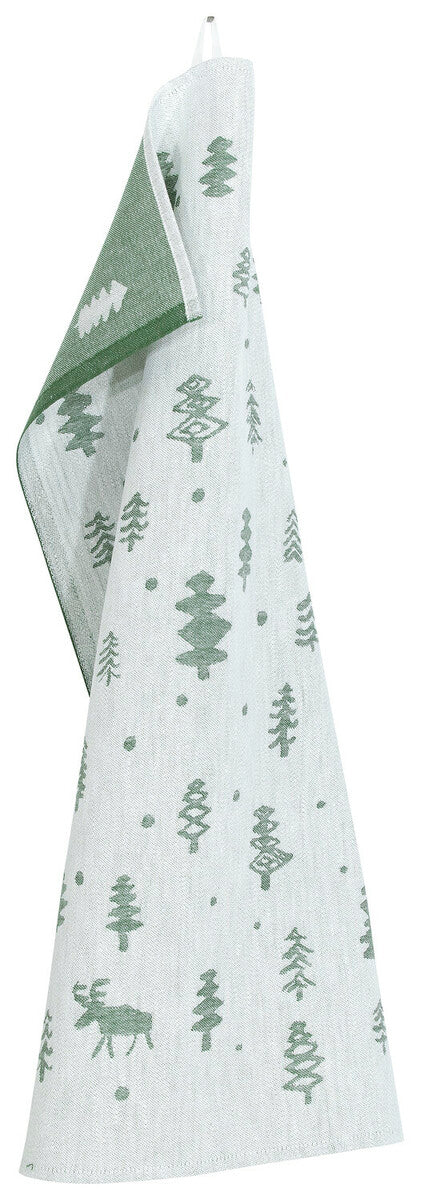 PORO towel 46x70cm 4/white-green