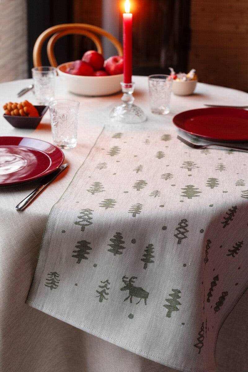 PORO towel 46x70cm 2/linen-green